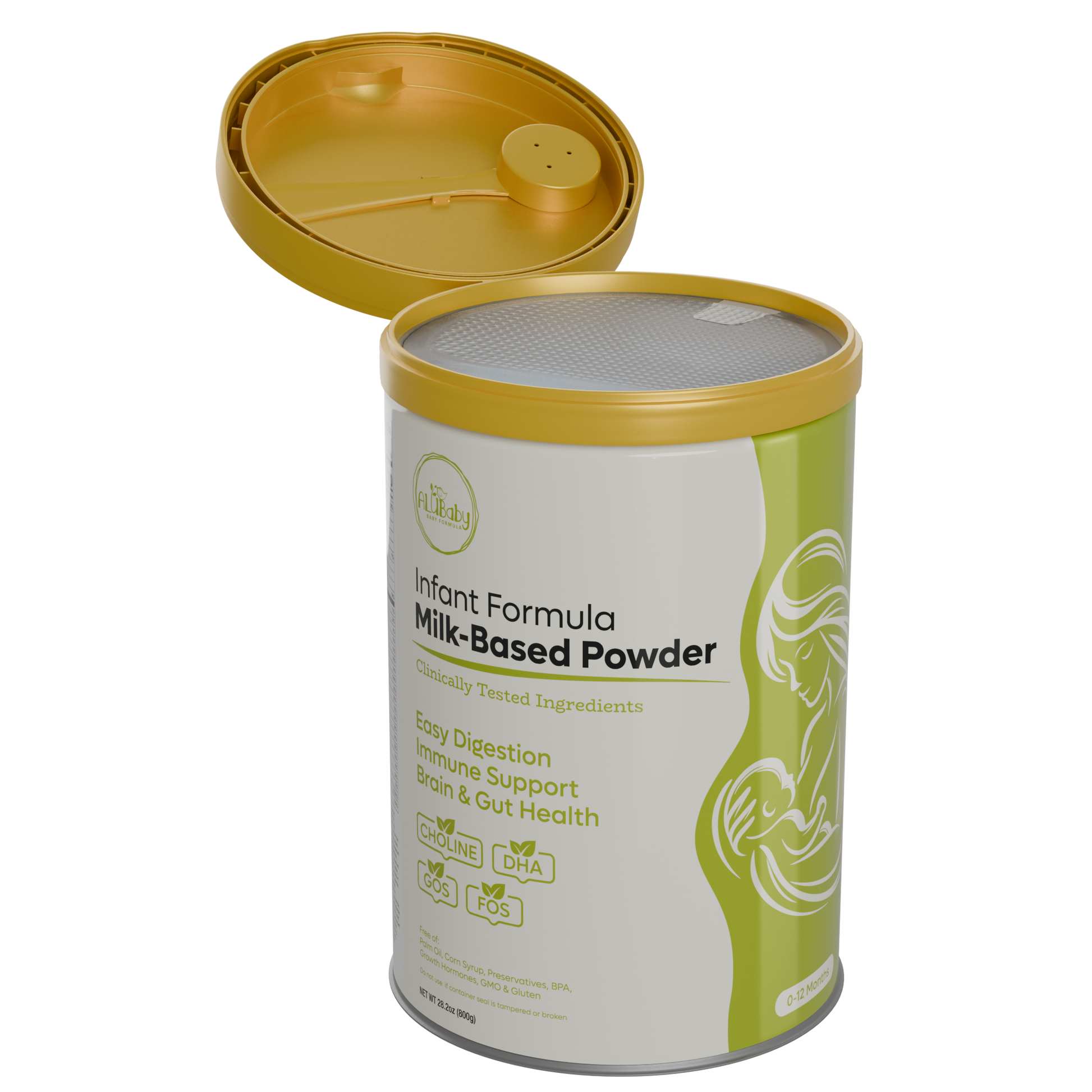 Alubaby Infant Formula Container (800 grams)